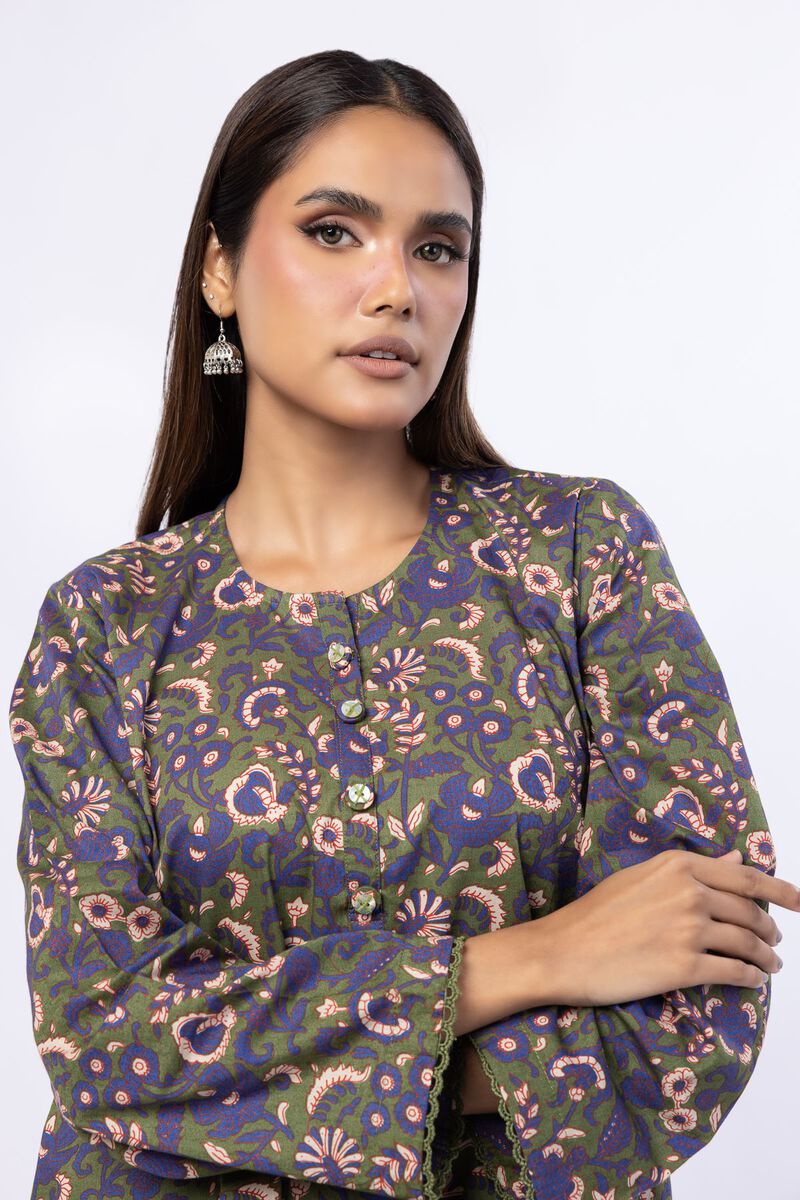 Printed | Crosshatch Poplin | Kurta | USD 25.00