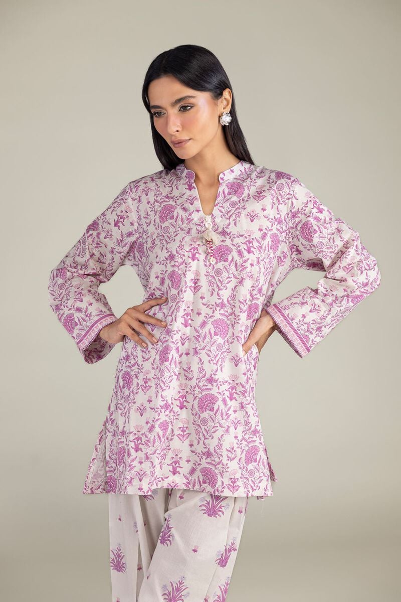 Printed | Cambric | Short Floral Kurta | USD 35.00