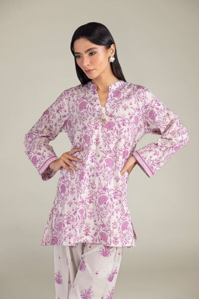 Printed | Cambric | Short Floral Kurta | USD 35.00