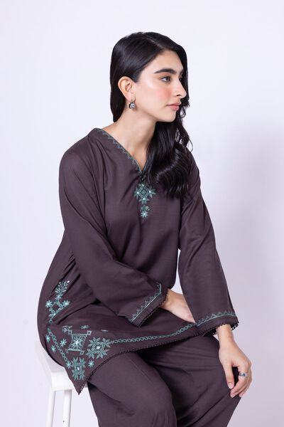 Embroidered | Dull Raw Silk | Kurta | USD 15.00