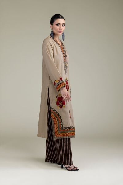 Embroidered | Raw Silk | Raw Silk Pants | USD 30.00