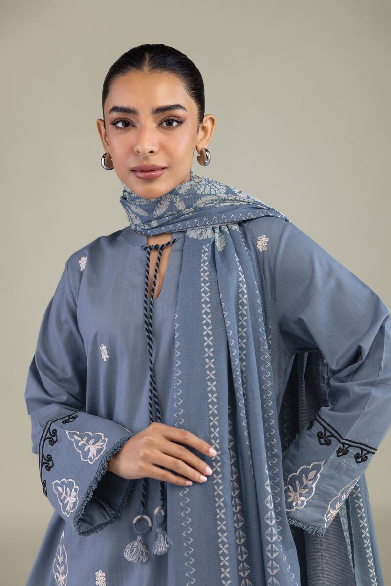 Textured Lawn | Embroidered | Floral Lawn Dupatta | USD 30.00