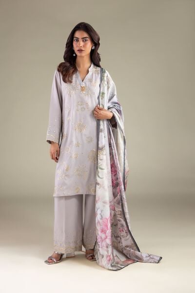 Embroidered | Raw Silk | Kurta | USD 35.00