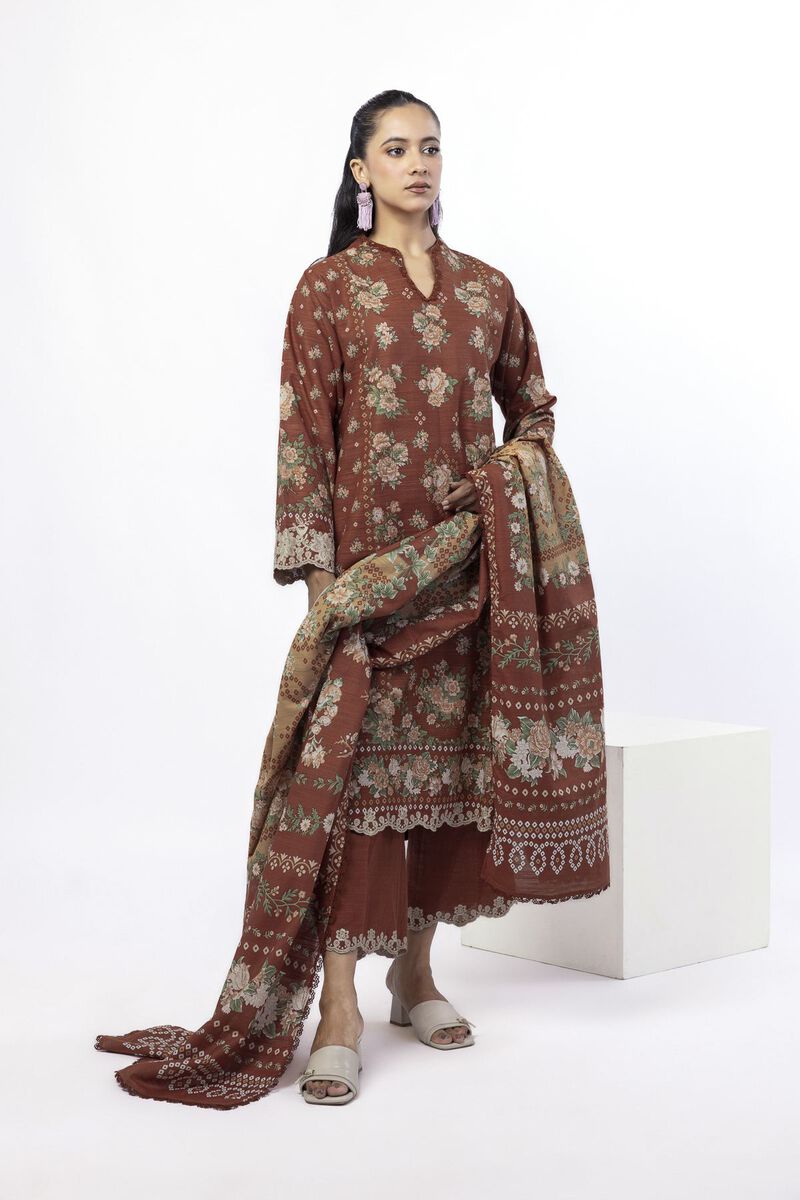 Embroidered | Light Khaddar | Tailored 3 Piece | USD 50.00