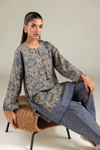 Printed | Cambric | Round-Neck Kurta | USD 30.00