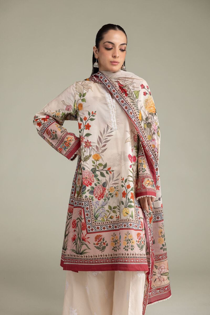 Embroidered | Cambric | Floral Tailored 3-Piece | USD 70.00