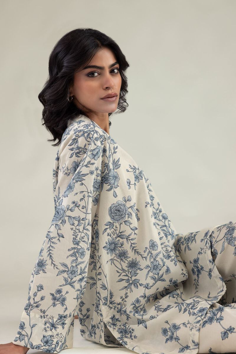 Embroidered | Cambric | Short Floral Kurta  | USD 35.00