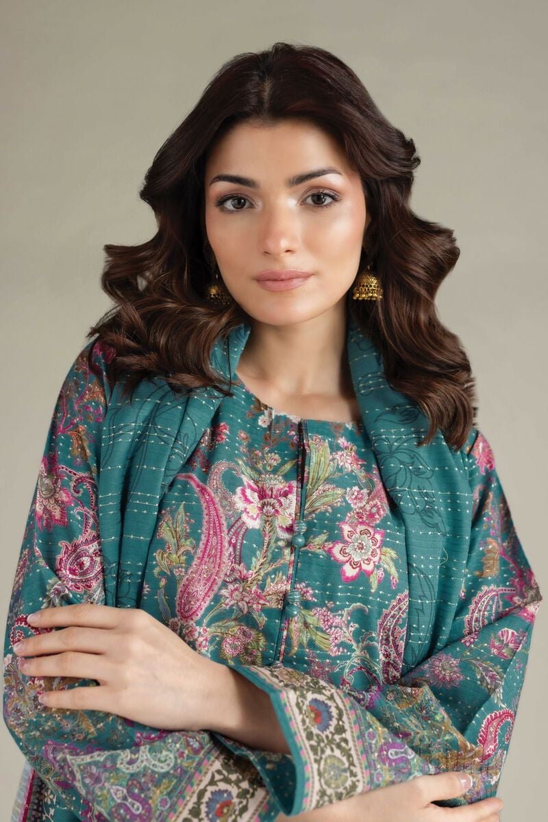 Printed | Mesuri Dobby | Tailored 3 Piece | USD 65.00