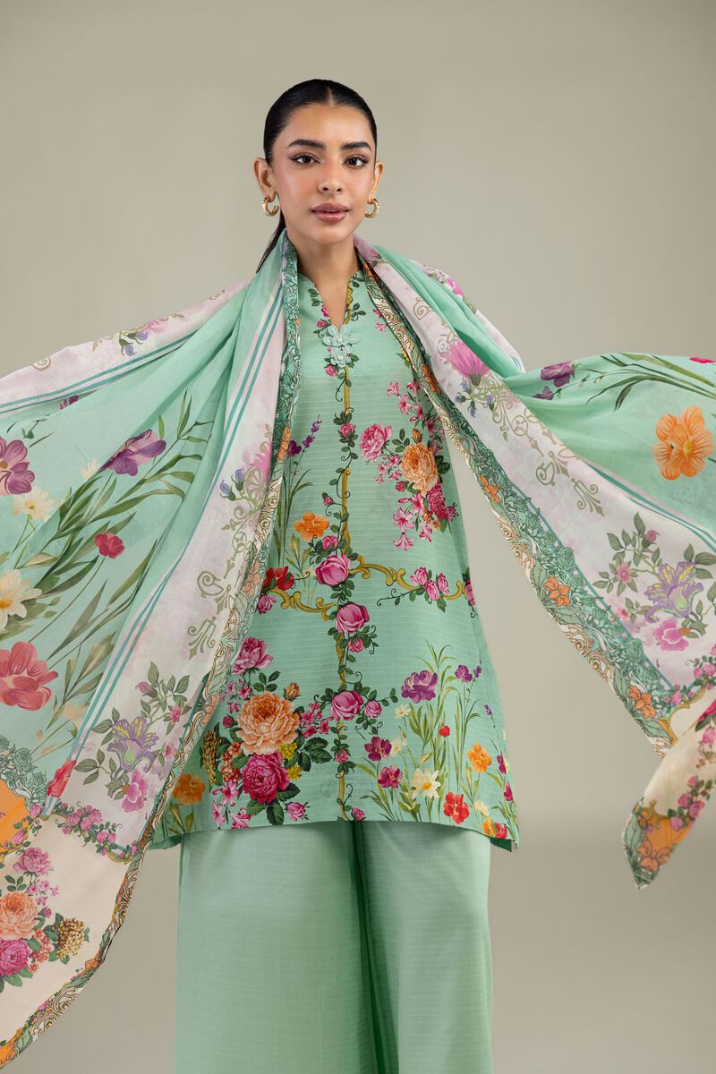 Printed | Lawn | Lawn Floral Dupatta | USD 30.00