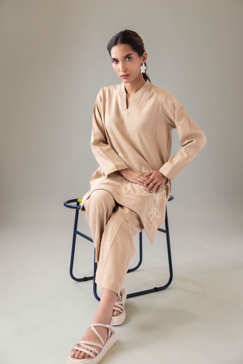 Embroidered | Heavy Textured Cotton | Kurta | USD 30.00