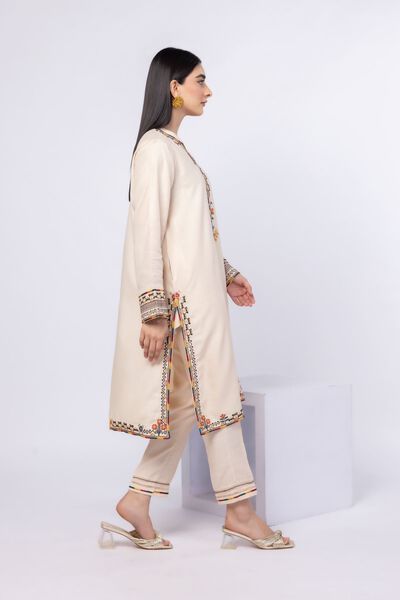 Embroidered | Russian Raw Silk | Pants | USD 23.00
