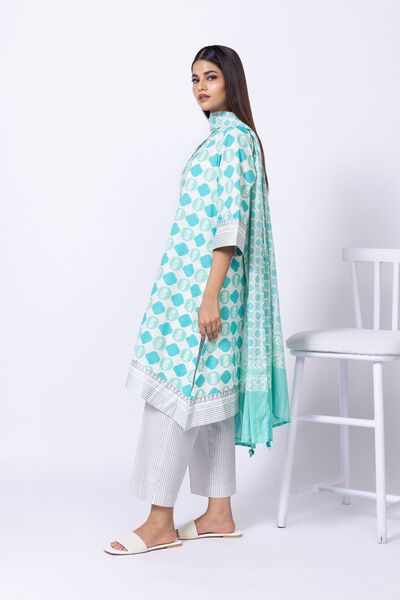 Printed | Crosshatch Poplin | Pants | USD 7.50