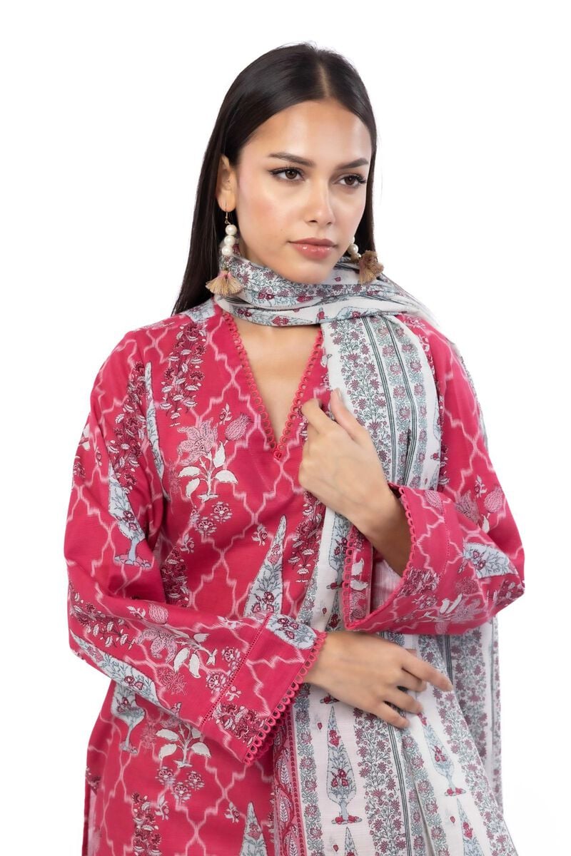 Printed | Khaddar | Tailored 3 Piece | USD 22.50