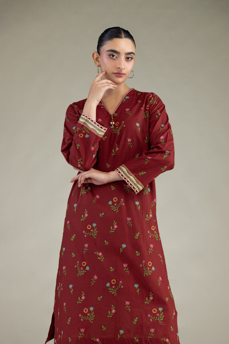 Printed | Cambric | Long Cambric Kurta | USD 35.00