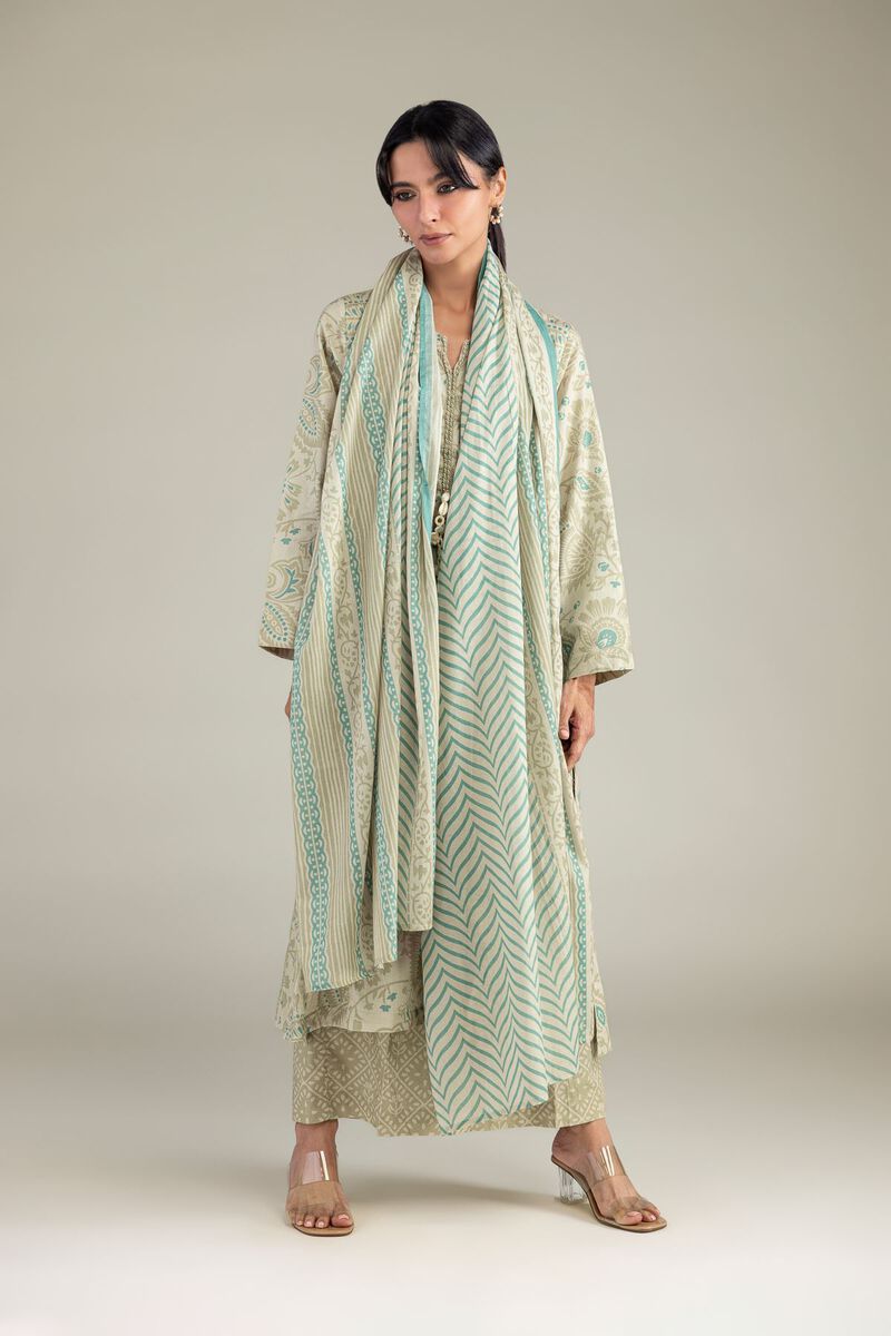 Lawn | Beige Lawn Dupatta | USD 30.00