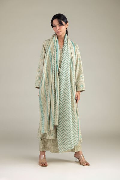 Lawn | Beige Lawn Dupatta | USD 30.00
