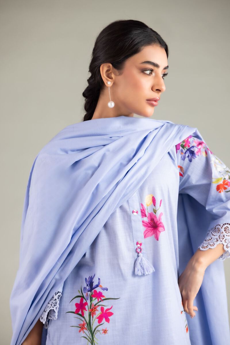 Dyed | Textured Lawn | Dupatta | USD 25.00