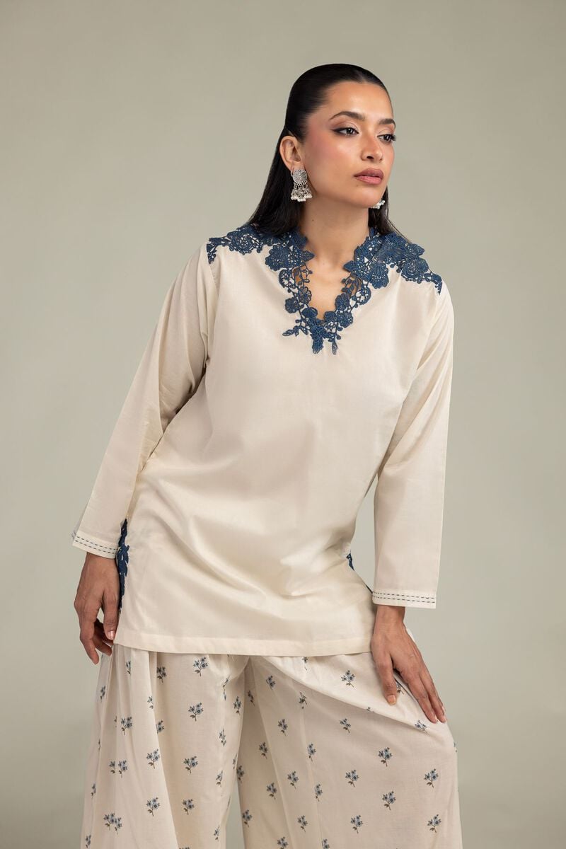 Embroidered | Cambric | Short Cambric Kurta | USD 45.00