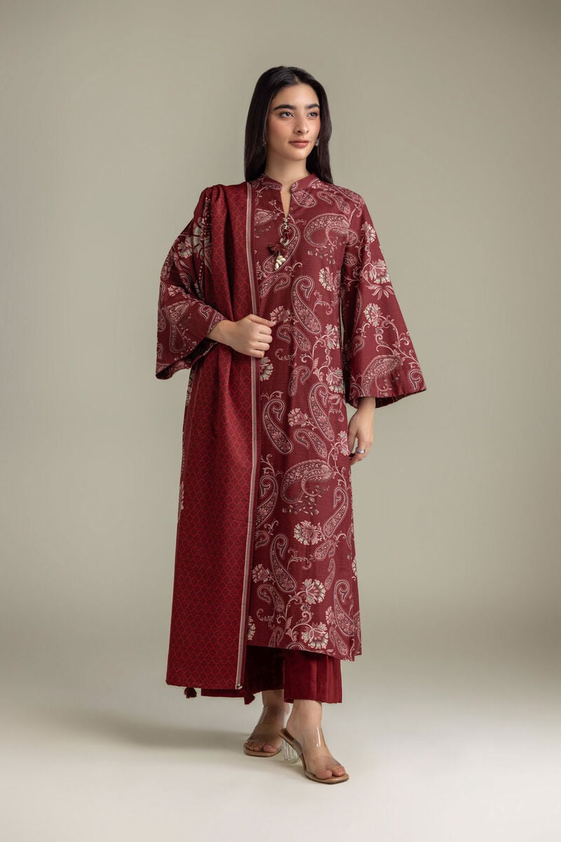 Printed | Light Khaddar | Tailored Khaddar Set | USD 65.00