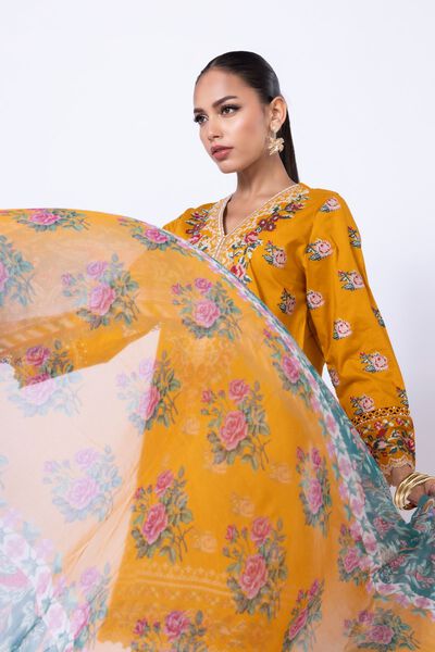 Printed | Bamber Chiffon | Dupatta | USD 12.00