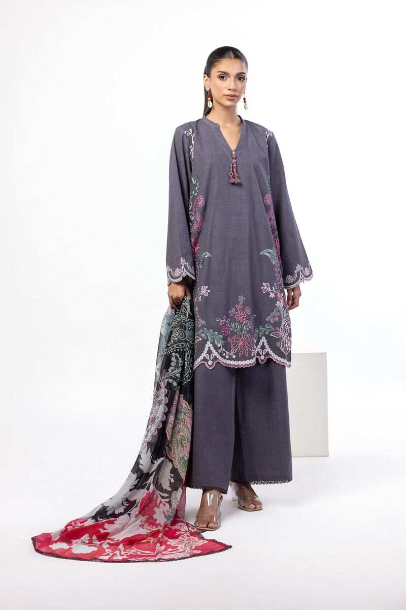 Embroidered | Crosshatch | Tailored 3 Piece | USD 32.50