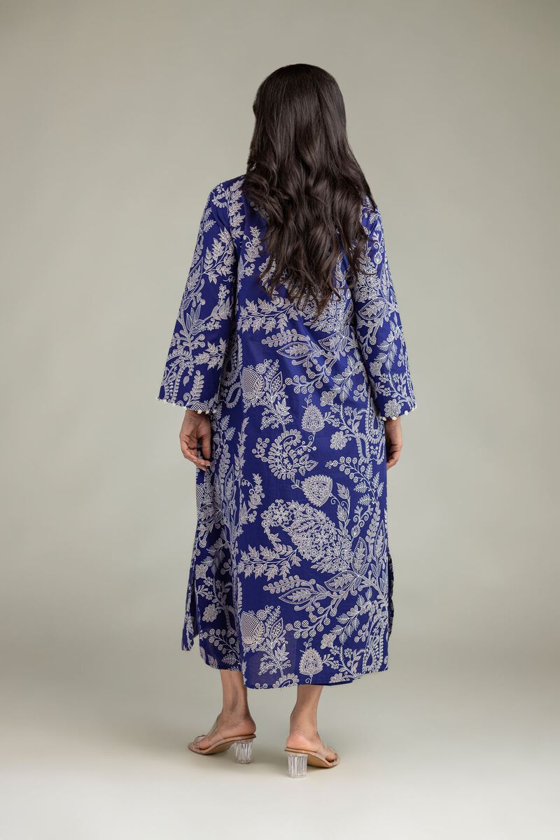Cambric | Floral Navy Kurta | USD 45.00