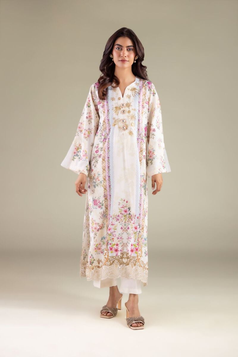 Embroidered | Raw Silk | Kurta | USD 55.00