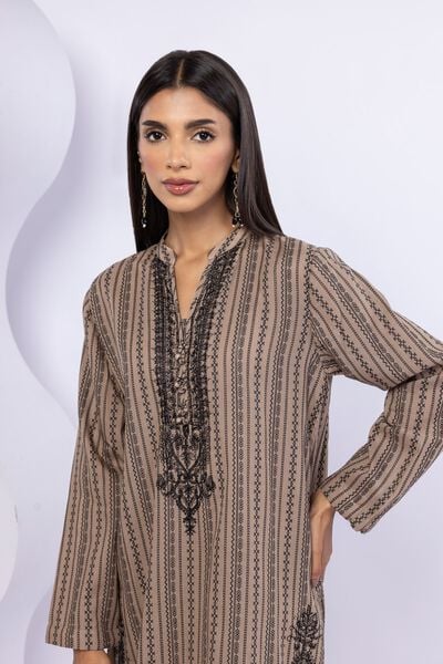 Embroidered | Leno | Kurta | USD 35.00