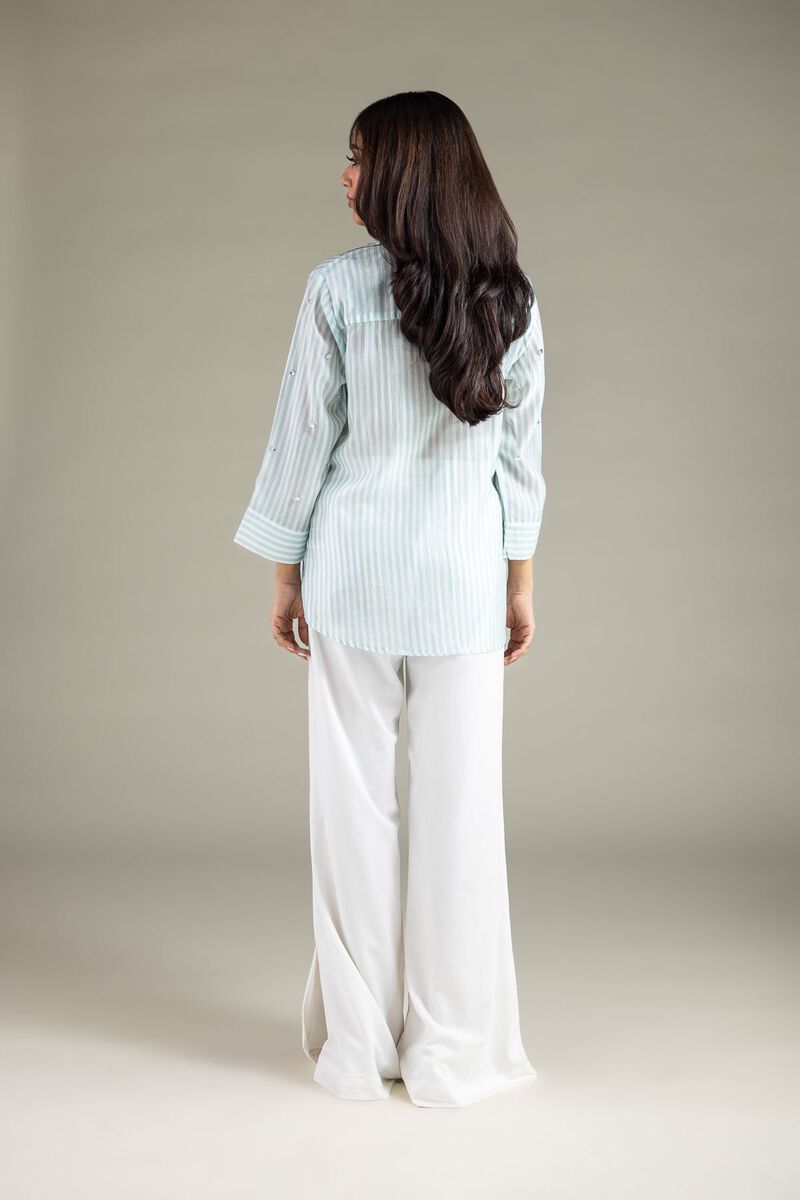 Embroidered | Raw Silk | Shirt | USD 17.50