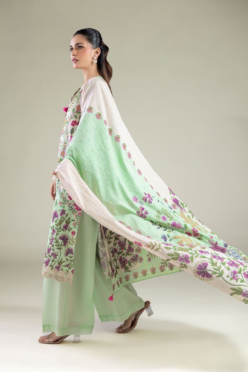 Embroidered | Messuri | Floral Tailored 3-piece | USD 70.00