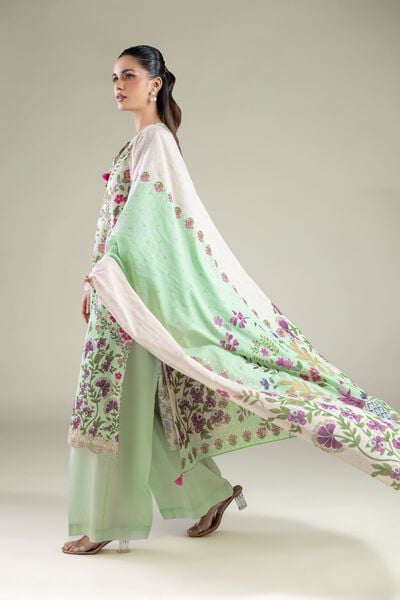 Embroidered | Messuri | Floral Tailored 3-piece | USD 70.00