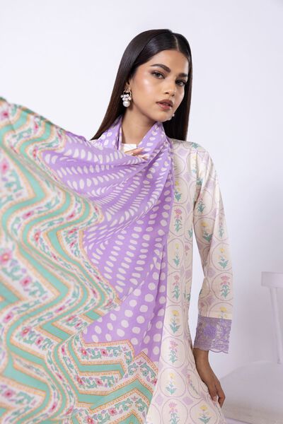 Printed | Slub Lawn | Dupatta | USD 20.00