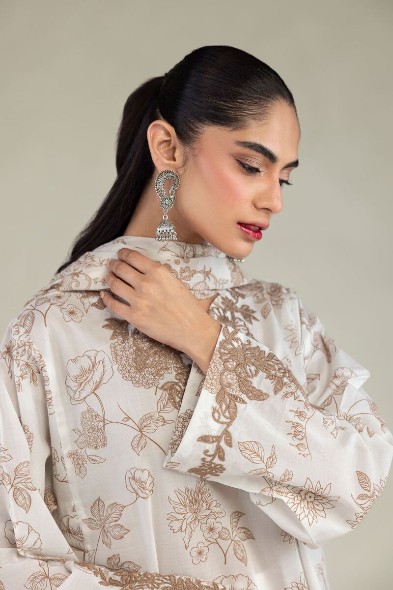 Embroidered | Lawn | Floral Lawn Dupatta | USD 25.00