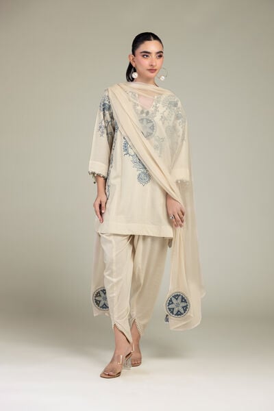 Embroidered | Raw Silk | Raw Silk Pants | USD 30.00