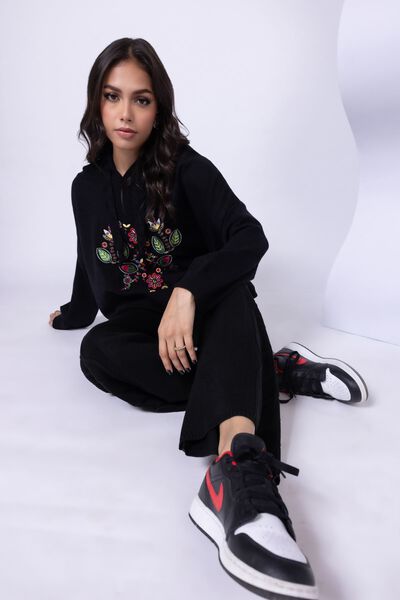 Embroidered | Viscose Polyester Nylon | Sweater | USD 12.00