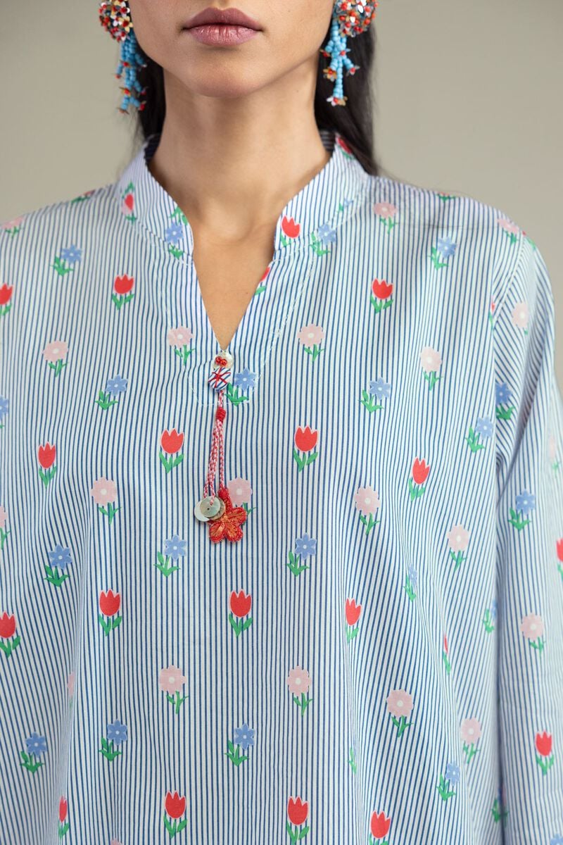 Printed | Cambric | Short Cambric Kurta | USD 30.00