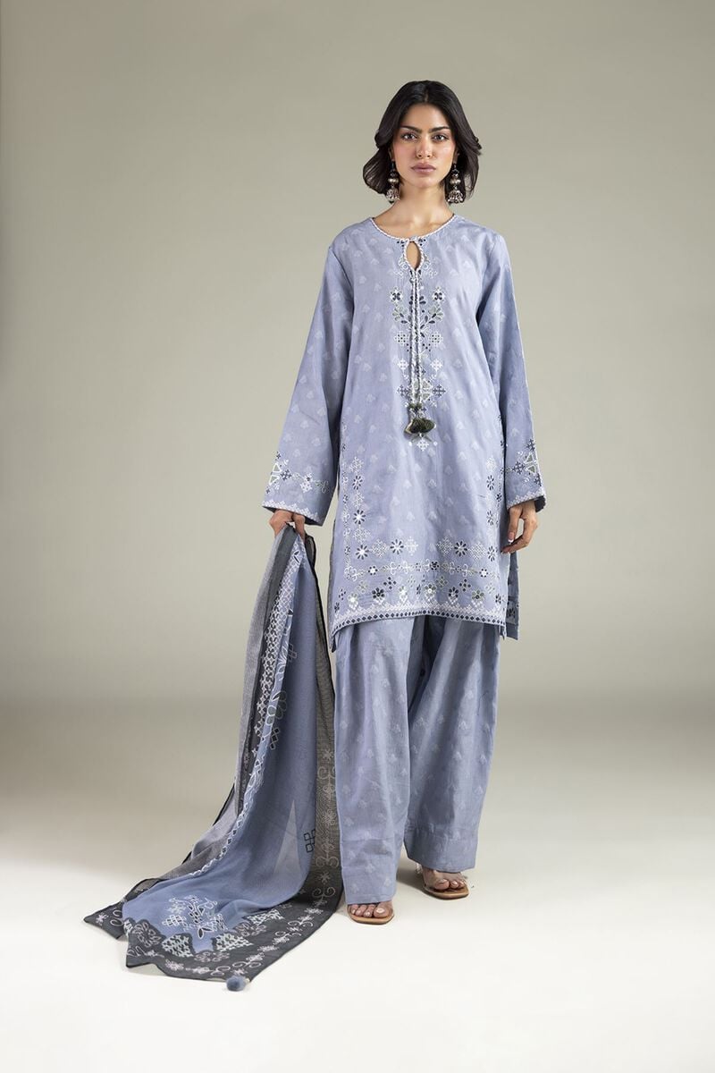 Embroidered | Broshia | Tailored 3 Piece | USD 80.00