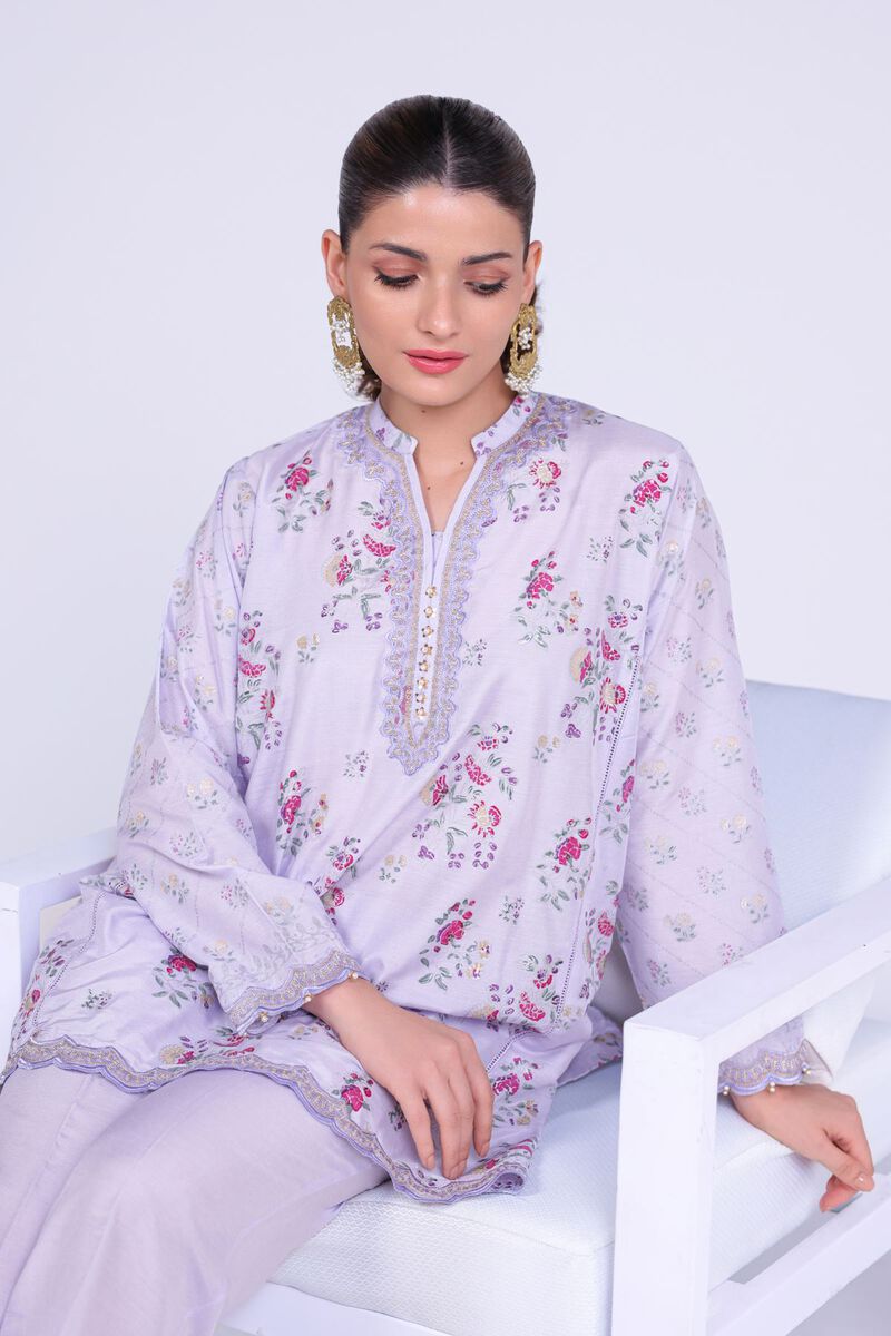 Embroidered | Raw Silk | Kurta | USD 55.00