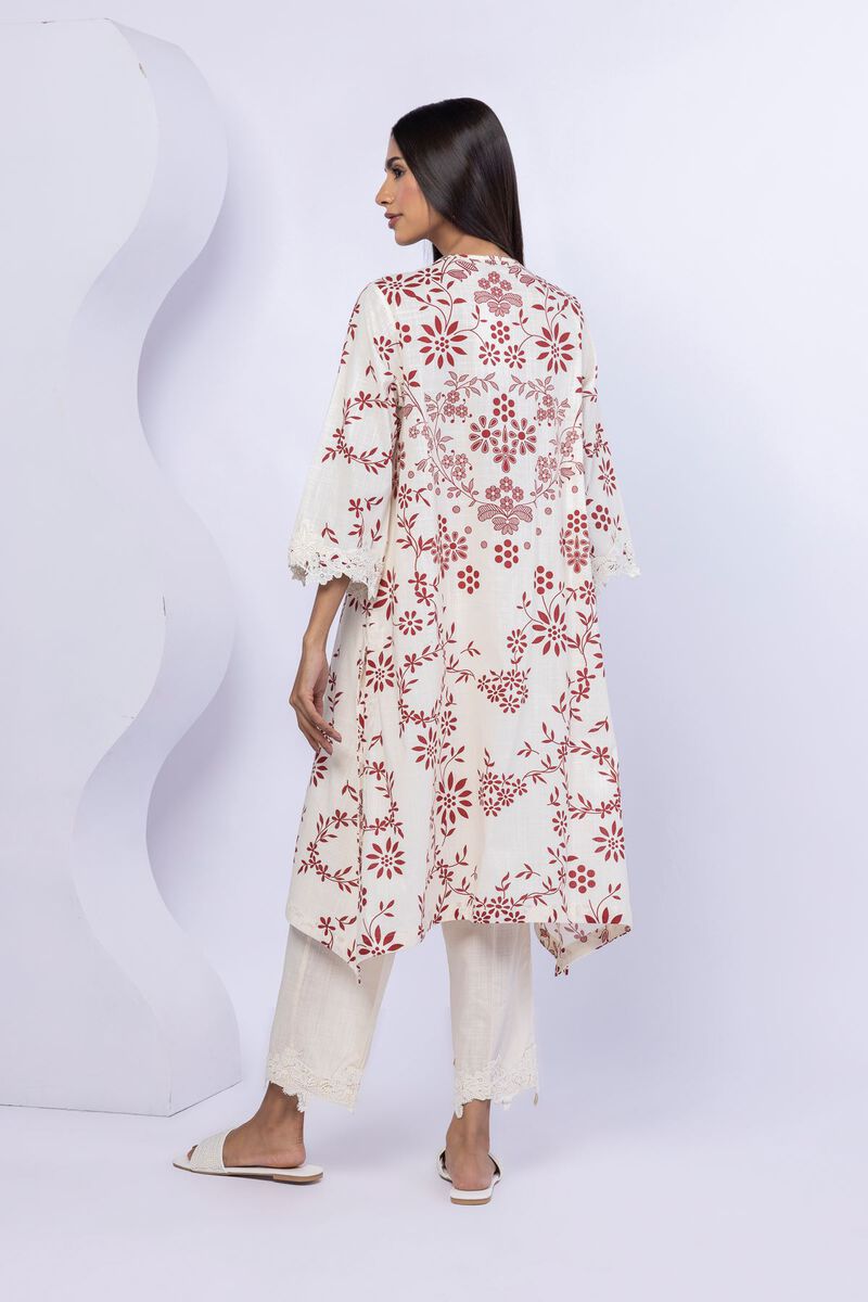 Embroidered | Crosshatch Poplin | Kurta | USD 30.00