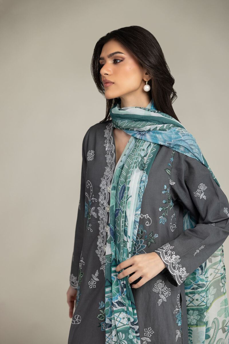 Embroidered | Cambric | Cambric Tailored 3-Piece | USD 85.00