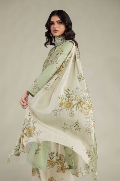 Embroidered | Lawn | Floral Lawn Dupatta | USD 30.00
