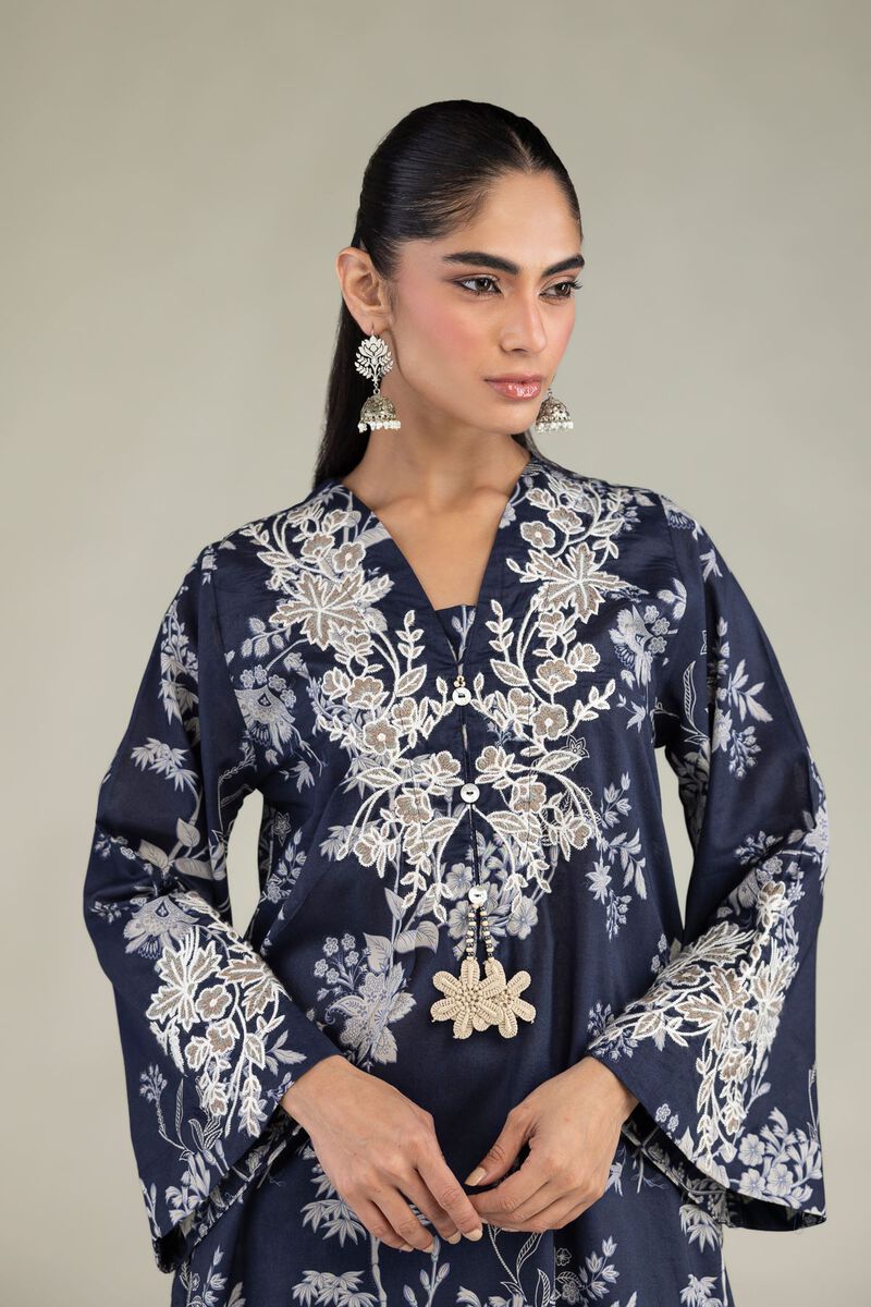 Embroidered | Cambric | Long Cambric Kurta | USD 45.00