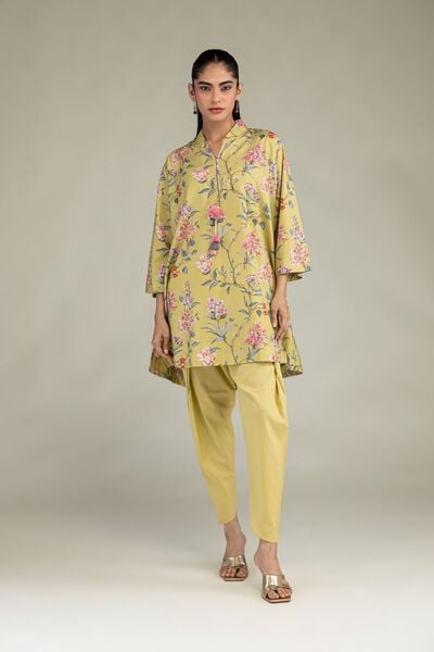 Printed | Cotton Viscose | Solid Yellow Shalwar | USD 30.00