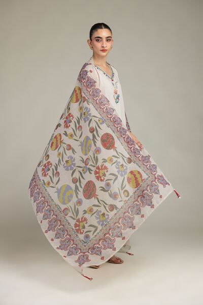 Embroidered | Mesuri | Floral Mesuri Dupatta | USD 30.00