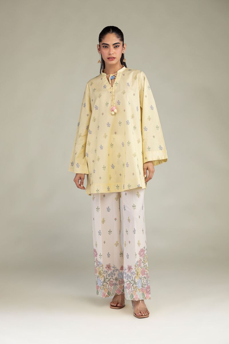 Printed | Cotton Viscose | Floral Cotton Pants | USD 30.00
