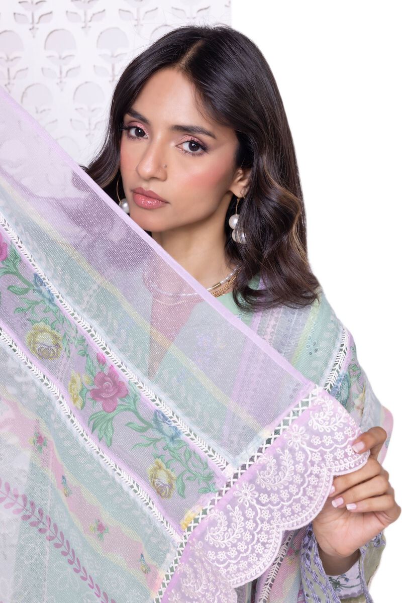 Embroidered | Karandi Net | Dupatta | null