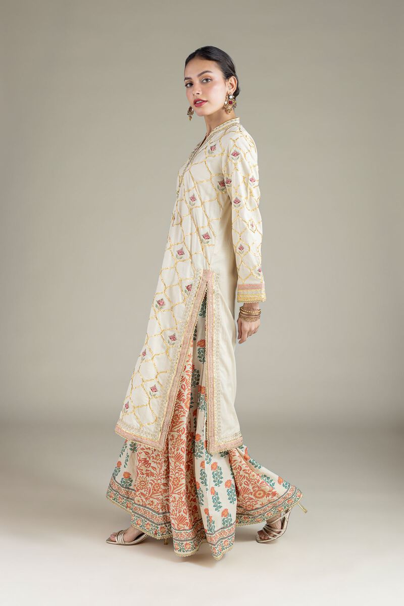 Embroidered | Raw Silk | Kurta | USD 60.00