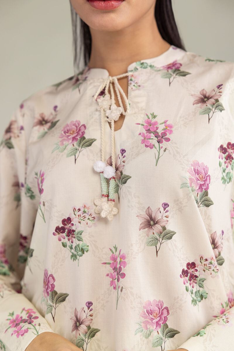 Printed | Cotton Viscose | Floral Short Kurta | USD 40.00