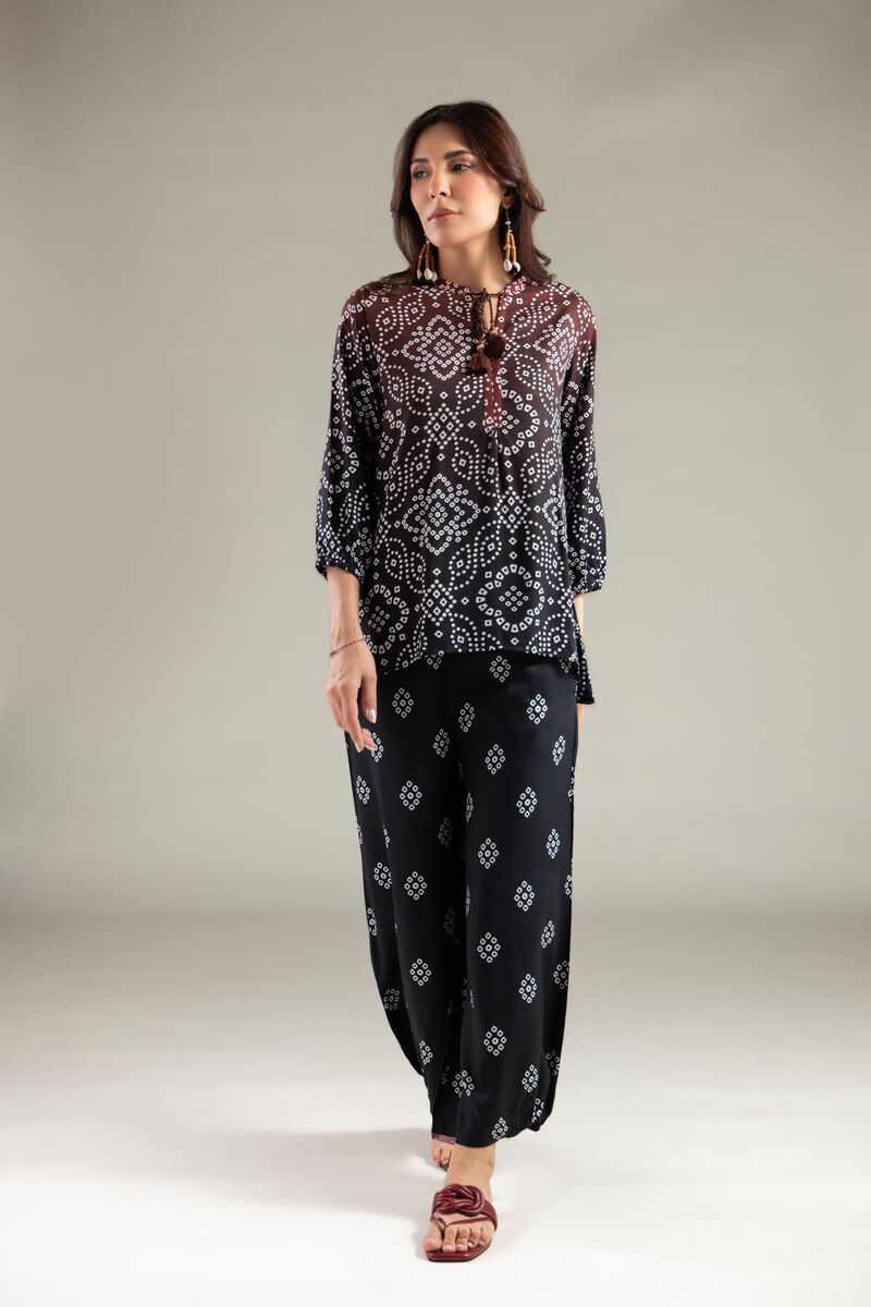 Embroidered | Viscose Crepe | Trousers | USD 30.00
