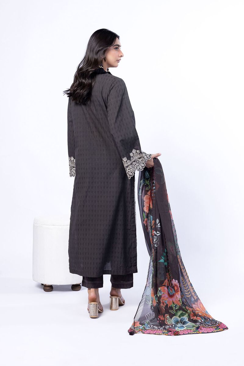 Embroidered | Cotton Dobby | Tailored 3 Piece | USD 75.00